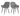 SalesFever »Steve« Armlehnstuhl 2er-Set grau