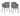 SalesFever »Thea« Armlehnstuhl 2er-Set grau