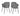 SalesFever »Thea« Armlehnstuhl 2er-Set grau