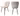 SalesFever »Tom« Stuhl 4er-Set beige