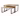designline »Edge« Massivholz Couchtisch im 2er-Set