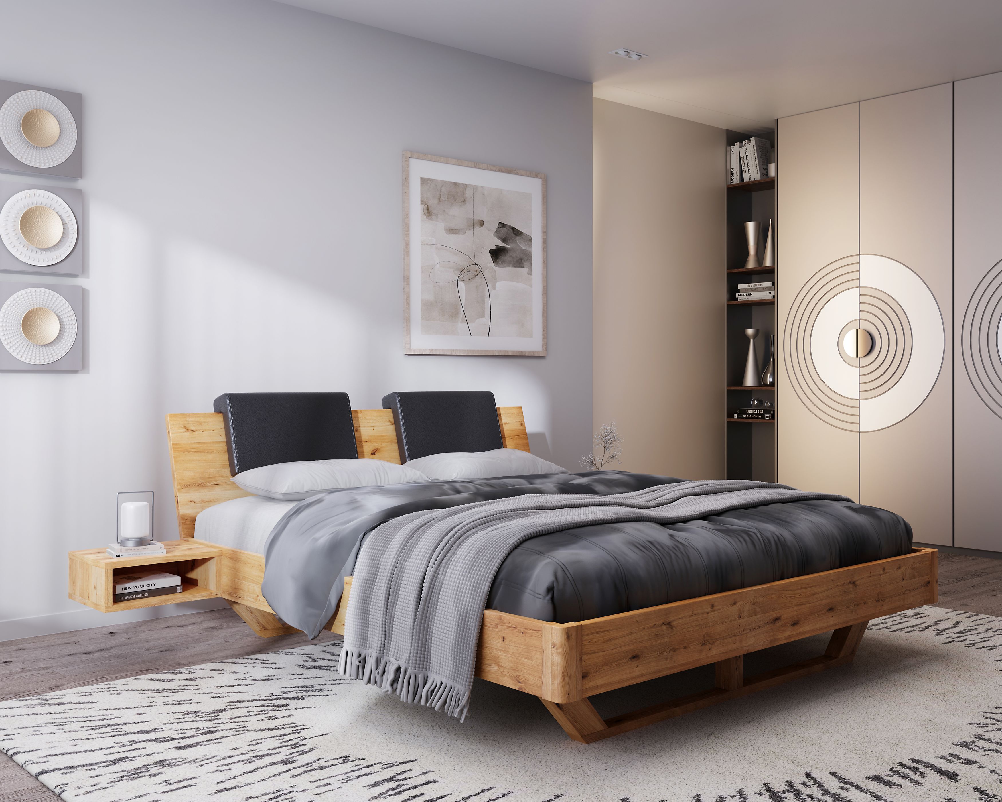 BlackWood Dolce Vita I Massivholzbett • Wildeiche • Jetzt kaufen