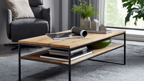 3S Frankenmöbel »Solo« Massivholz Couchtisch I Artikelbild 2