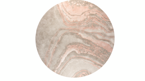 Zuiver »Solar« Teppich round grey/pink Artikelbild 2