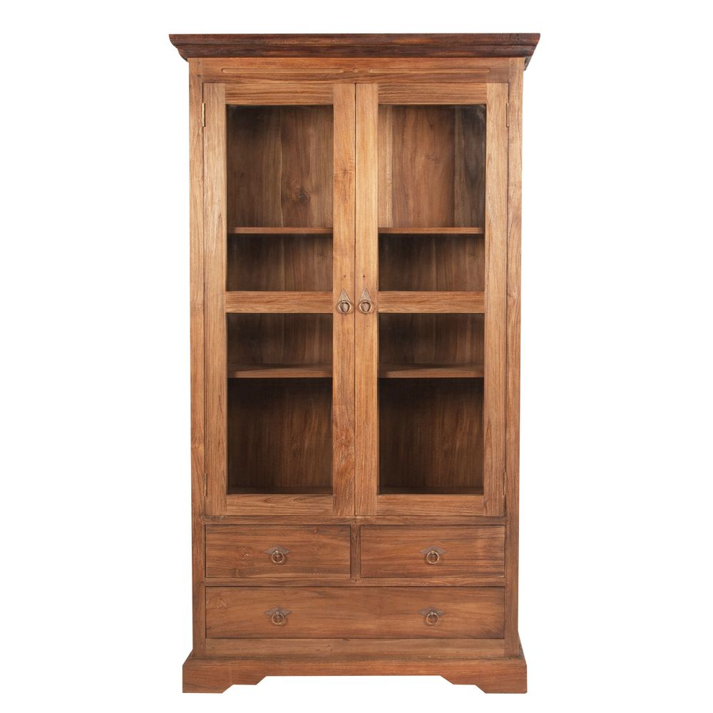 SIT Seadrift Teak Massivholz Vitrine