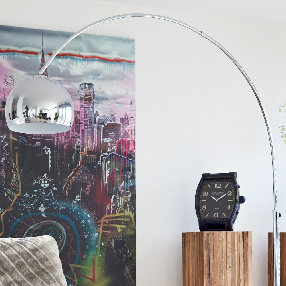 SalesFever »Big Deal« Bogenlampe chrom