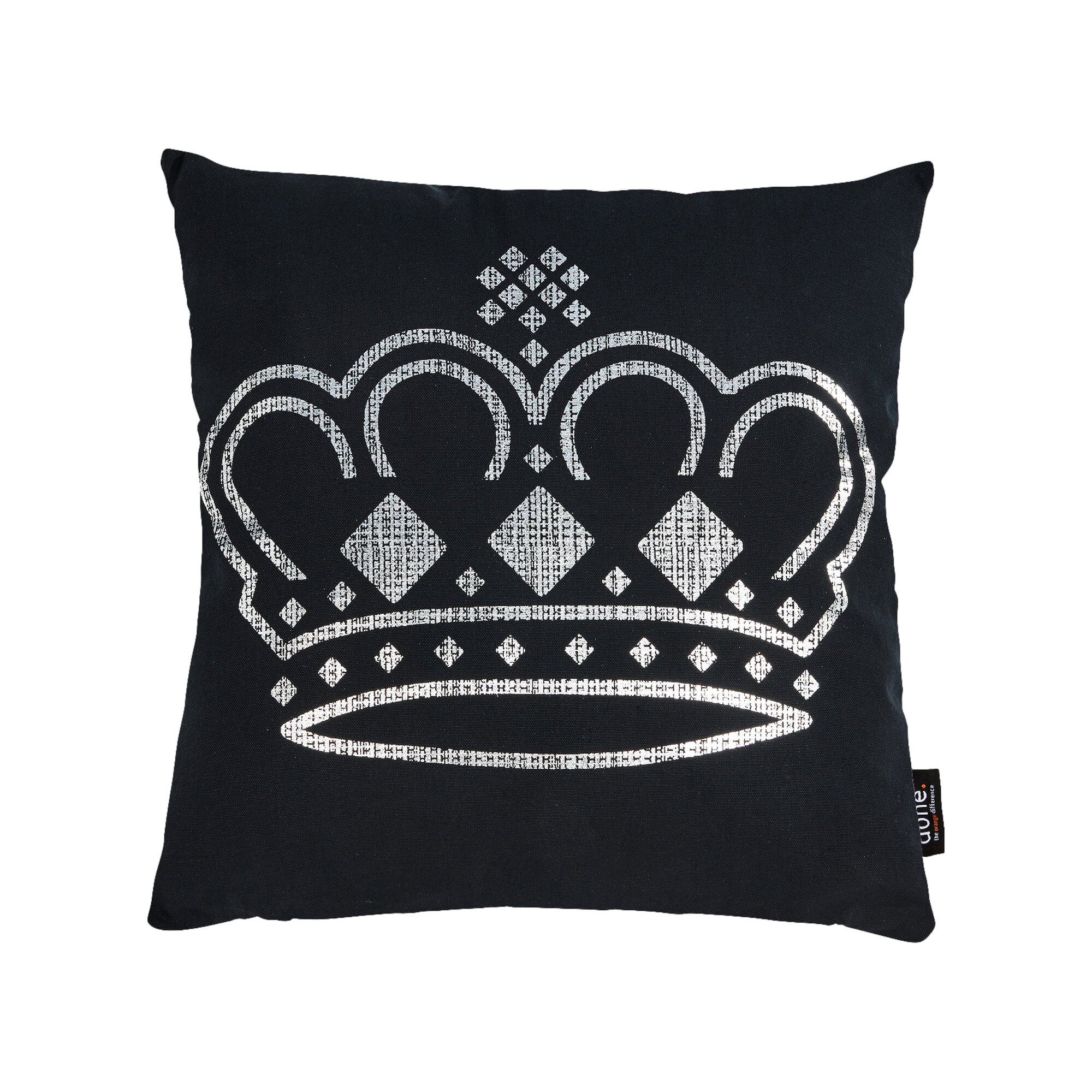 Done »Crown« Kissen Glanzdruck gold