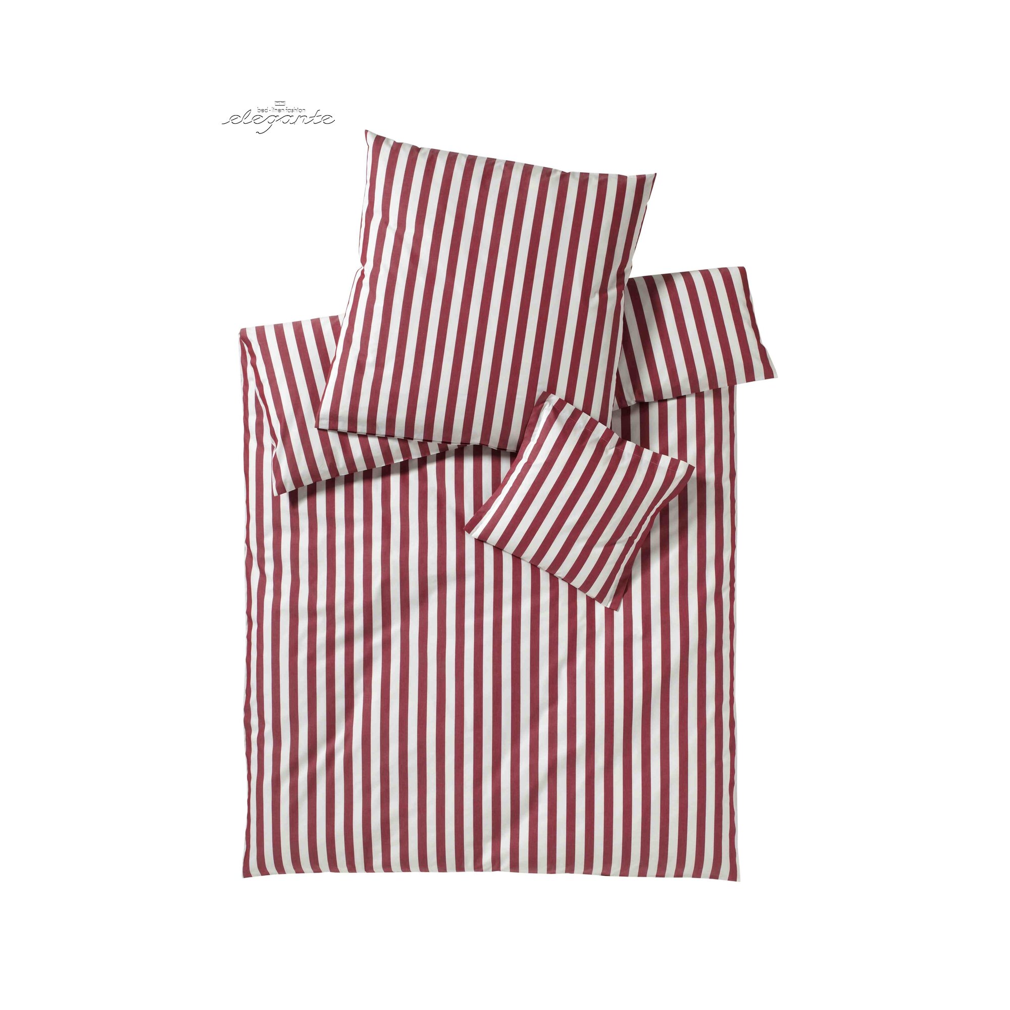 Elegante Perkal Bettwäsche »Lido« Bordeaux 7022-01 – erhältlich in 16 Größen