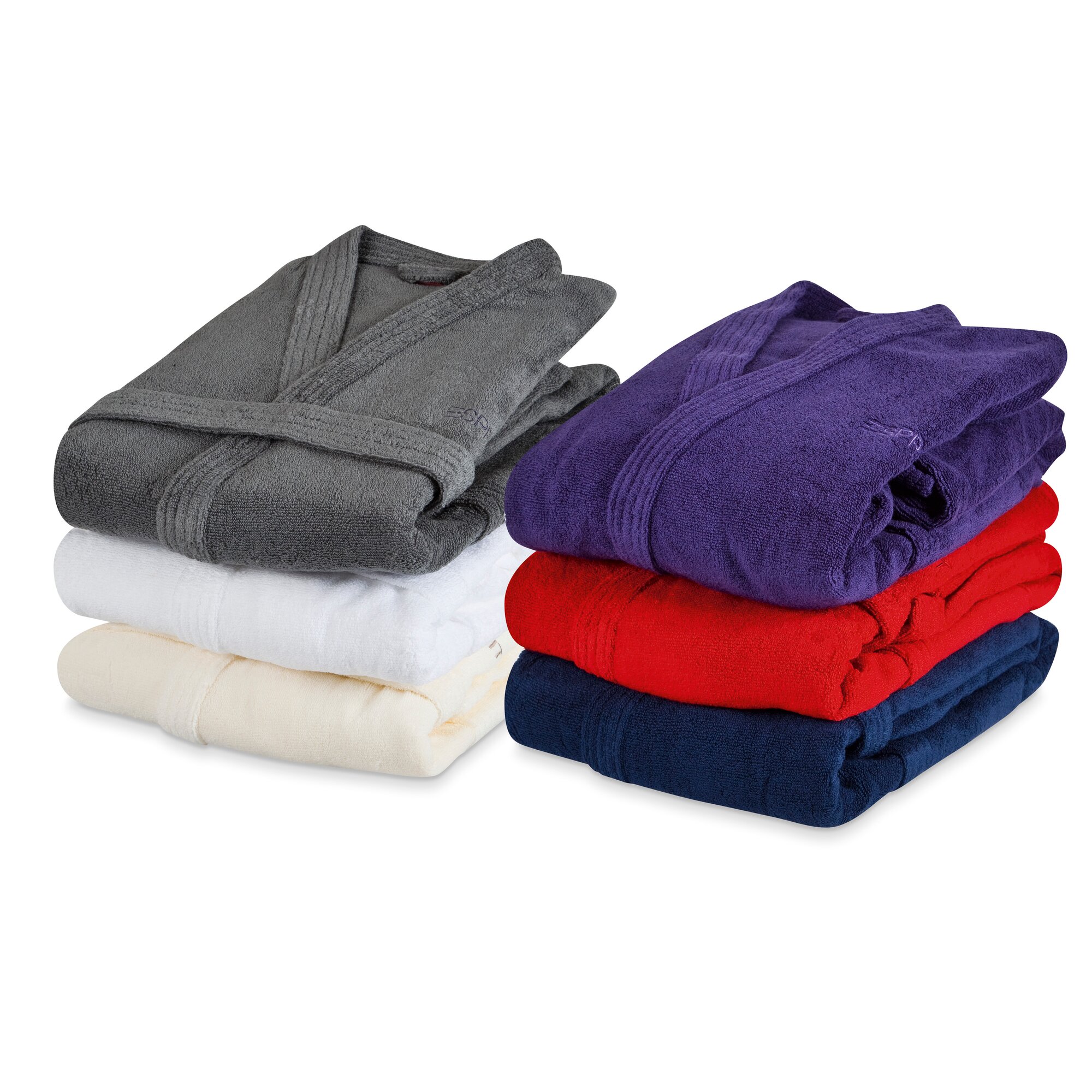 Esprit Kimono Zero Twist Bademantel grey L