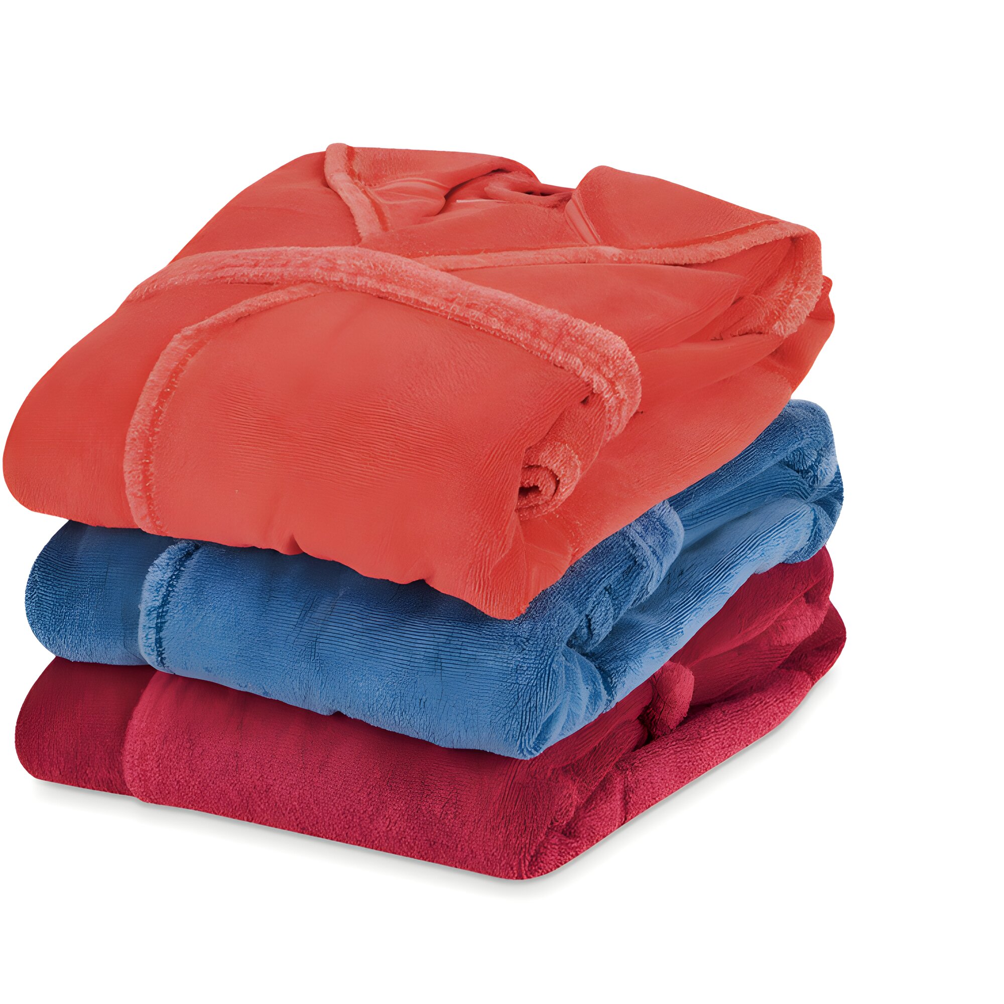 Esprit Stonewash Bademantel red M