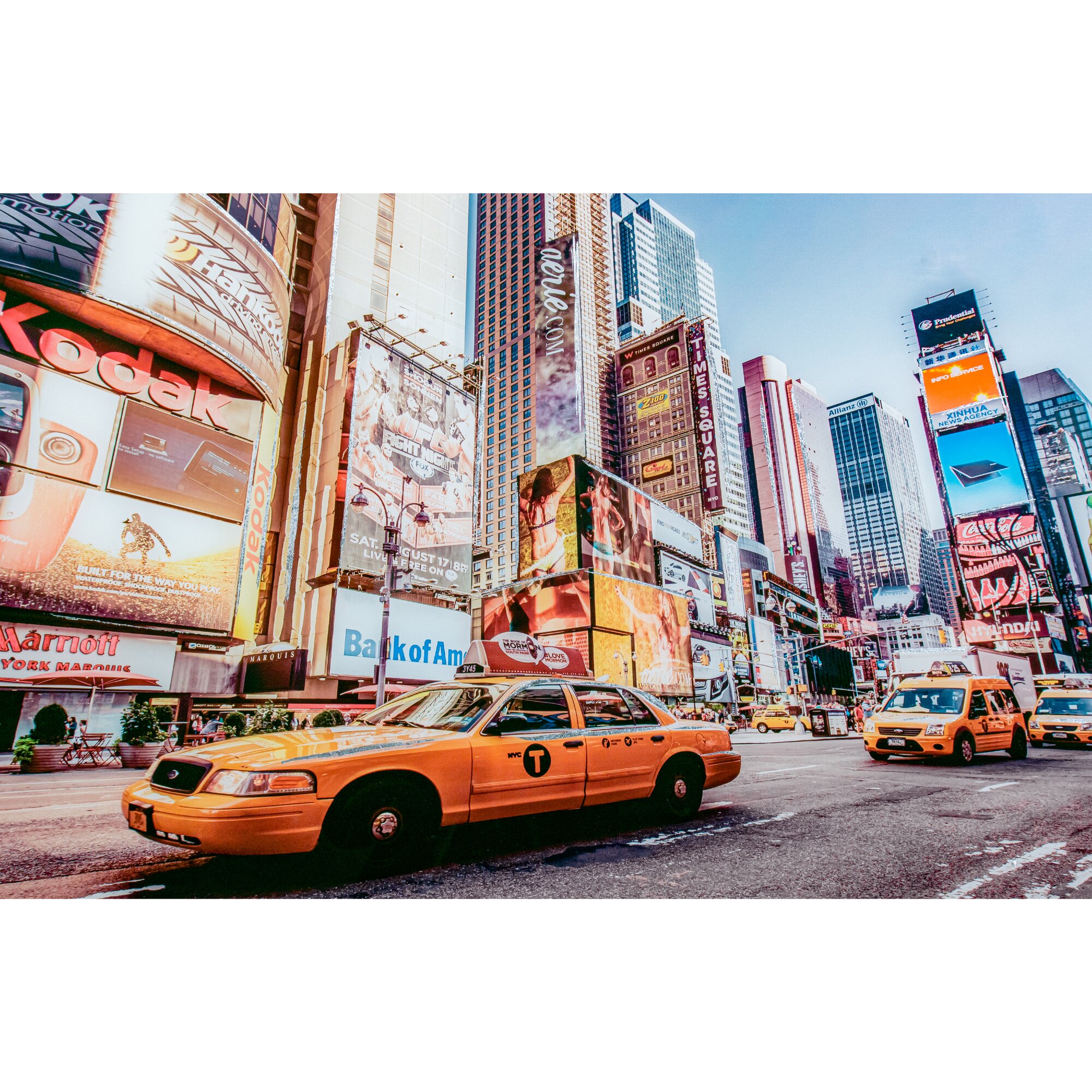 designline La Casa »Broadway in New Yorker« Glasbild