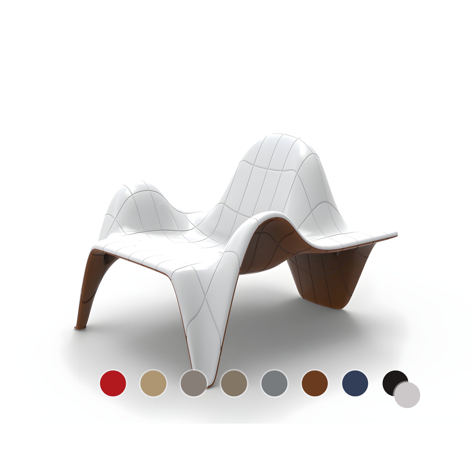 Vondom »F3« Outdoor Sessel Basic matt / Ice