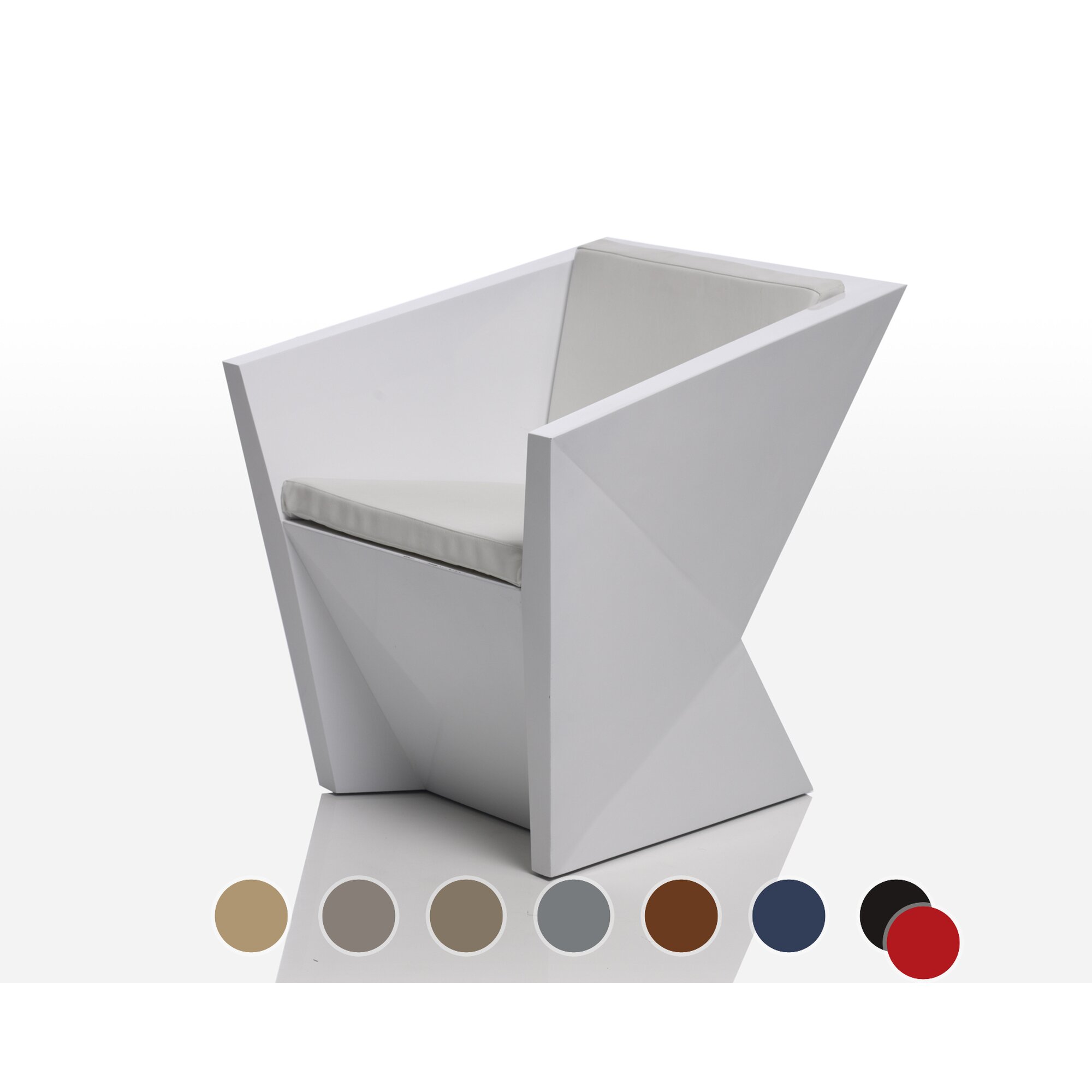Vondom »FAZ« Outdoor Sessel Basic matt / Ice
