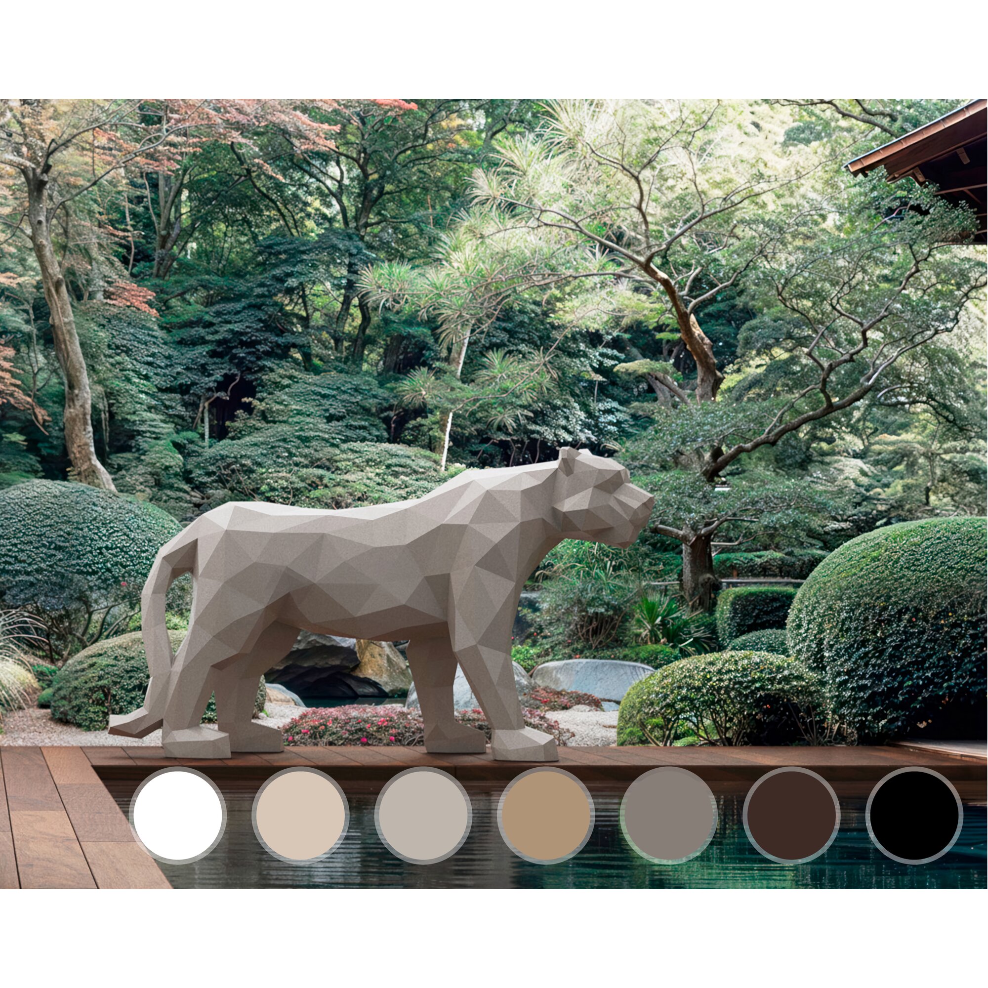 Vondom »Hyou« Origami Figur Panther – erhältlich in 14 Farben