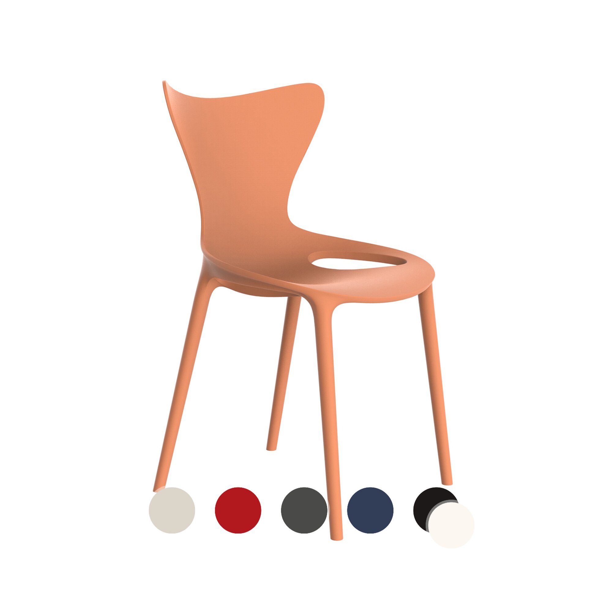 Vondom »LOVE« Outdoor Stuhl Basic matt / Red