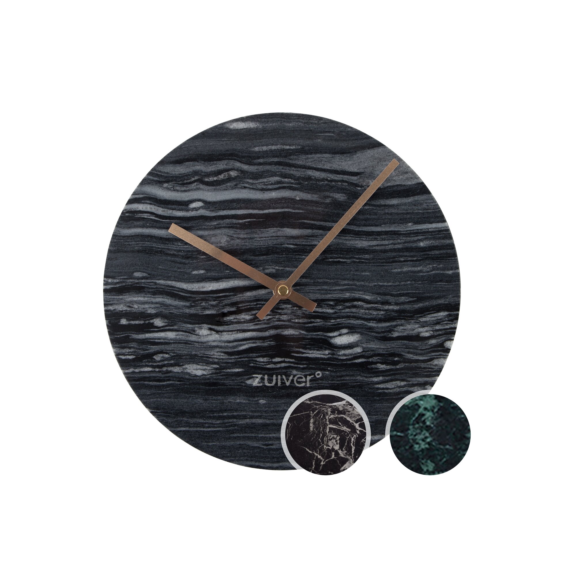 Zuiver Wanduhr Marble Grün