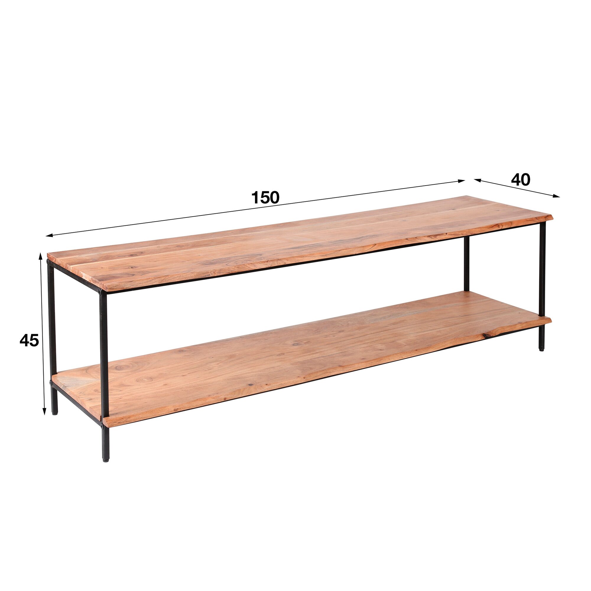 designline »Ahle« Massivholz TV-Möbel