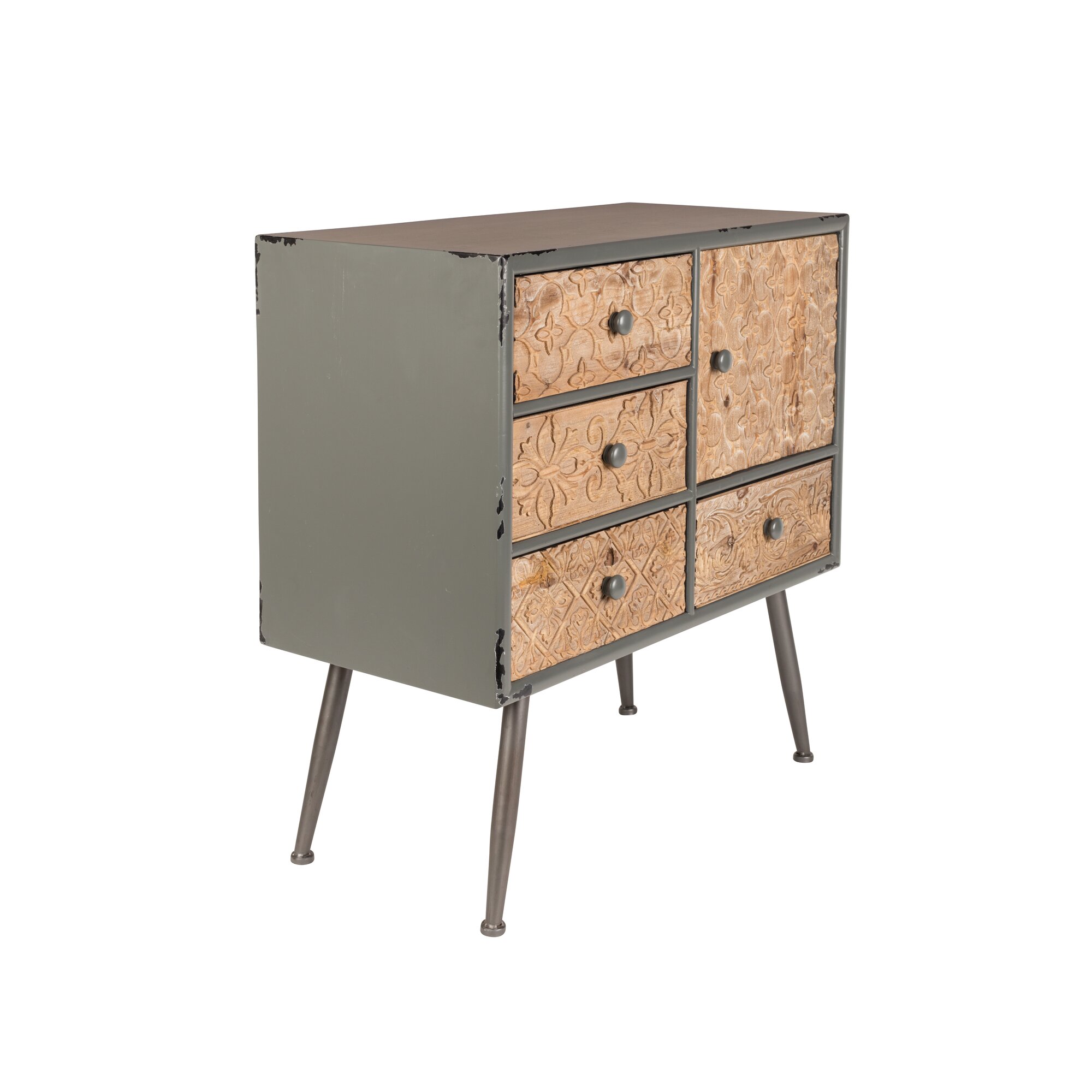 Zuiver designline »Chip« Kommode aufwendige Schnitzereien