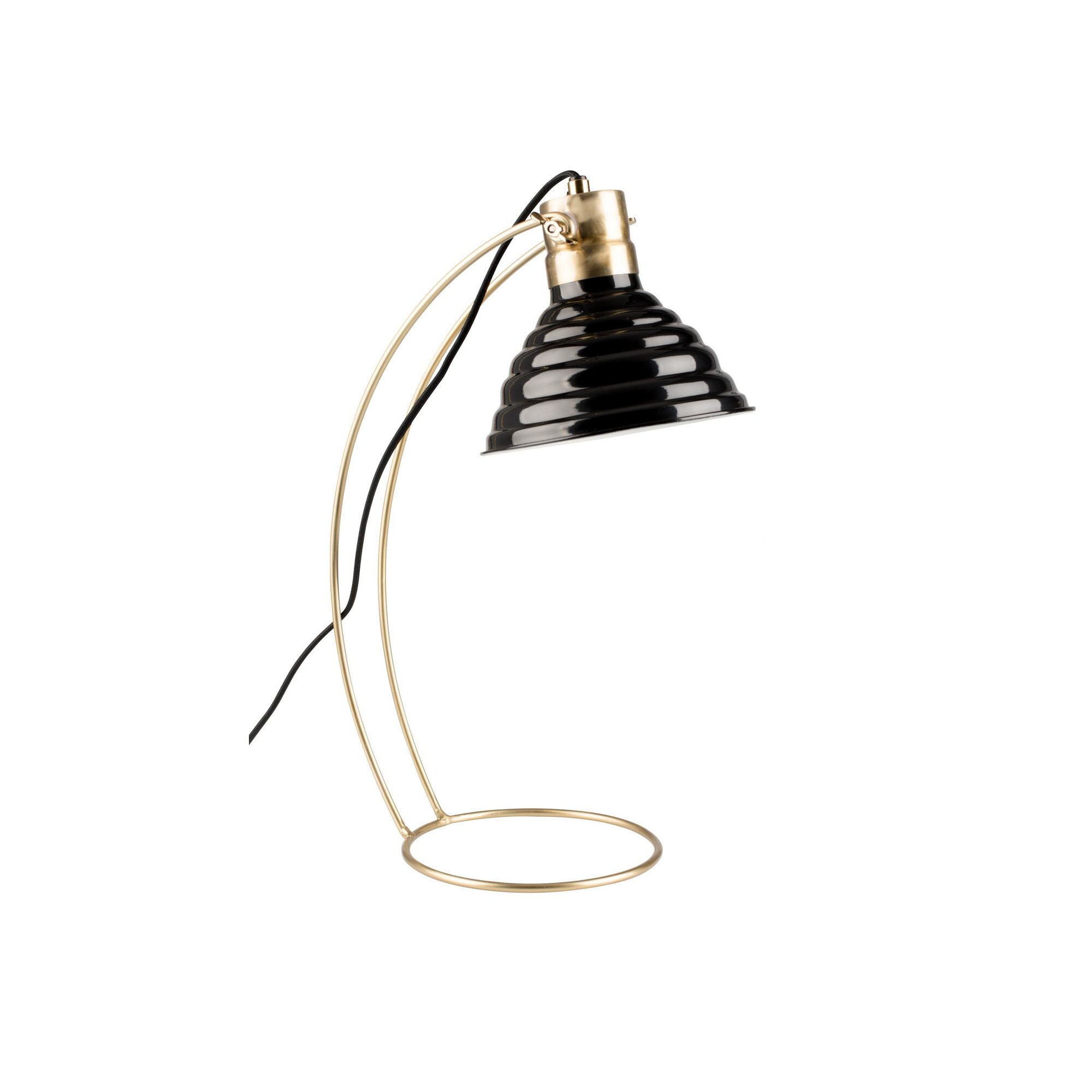 designline »Curly« Tischlampe schwarz