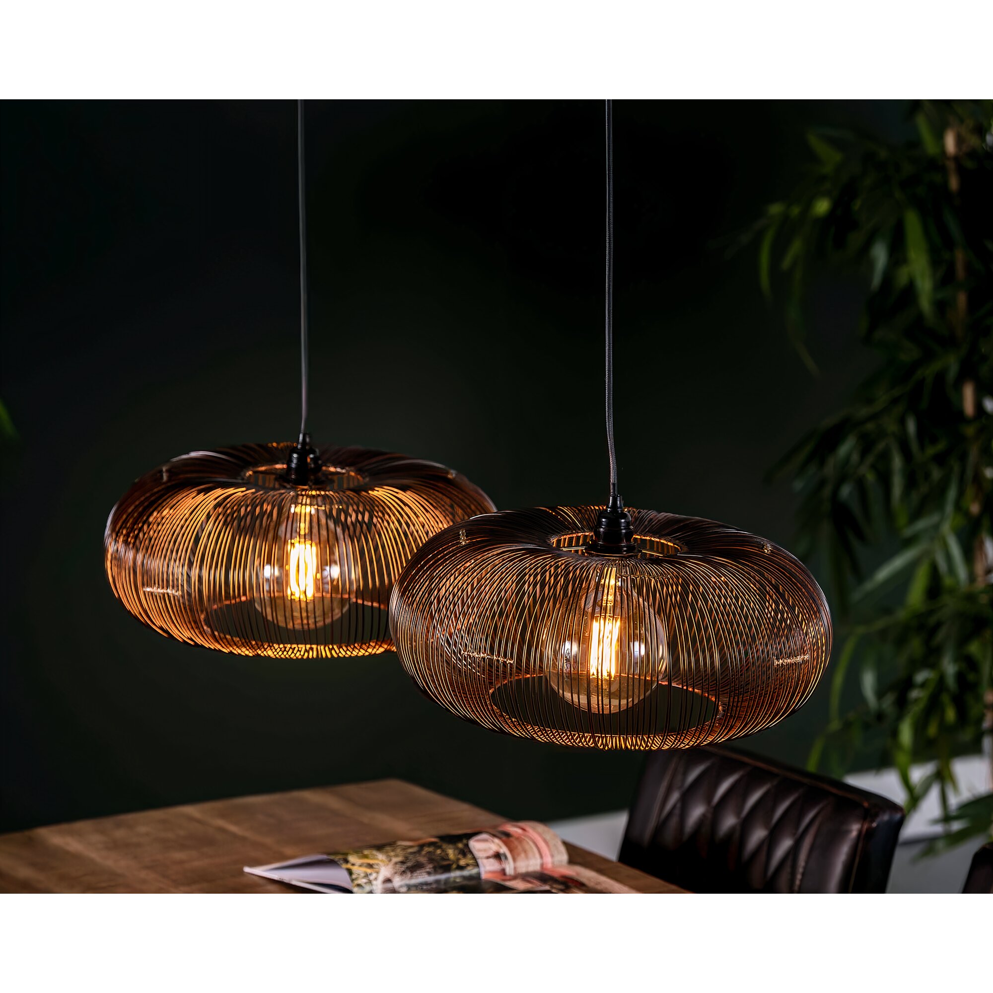 designline »Jackson« Hängelampe 2 Schirme