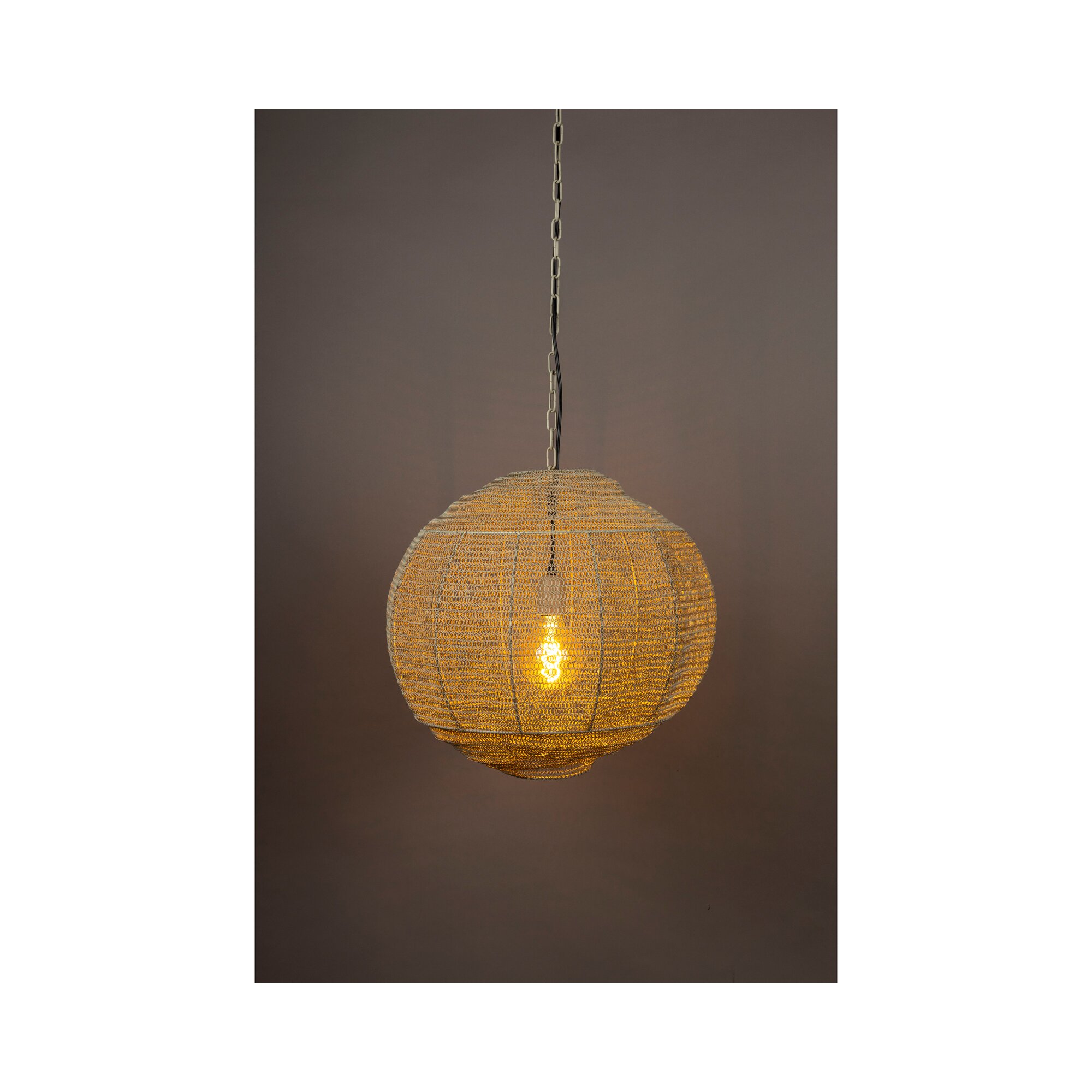 designline »Meezan« Pendelleuchte sandgrau Eisen sandgrau