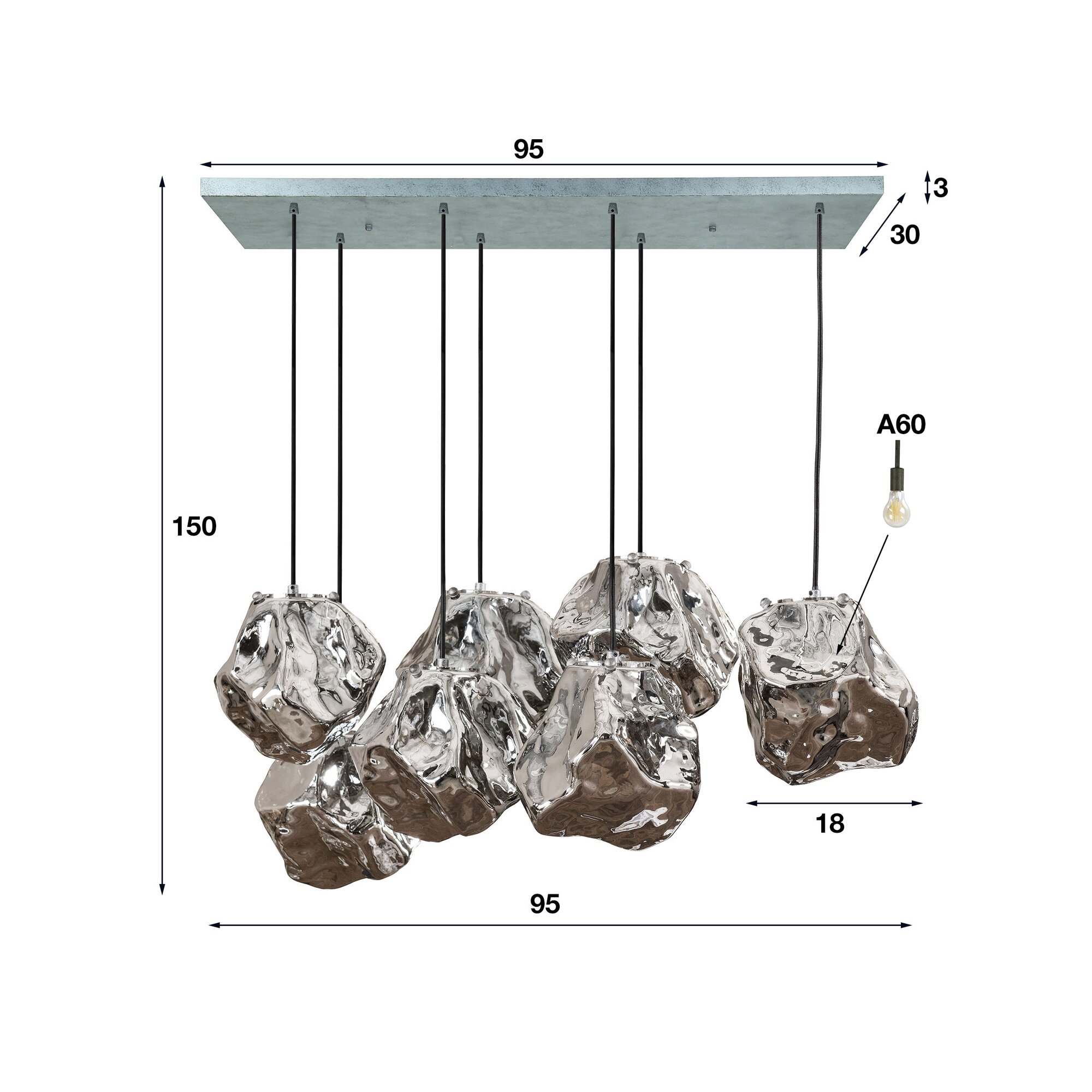 designline »Rock« Hängelampe I