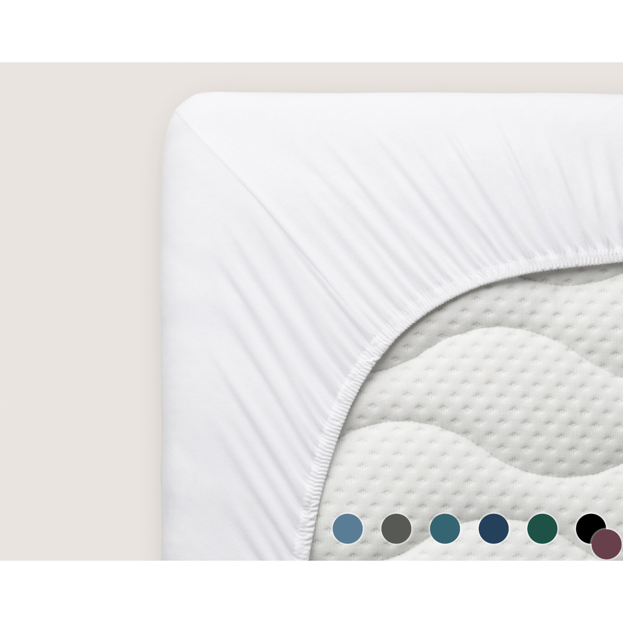 schlafgut »Pure« Bio-Spannbettlaken XL / 101 Full-White