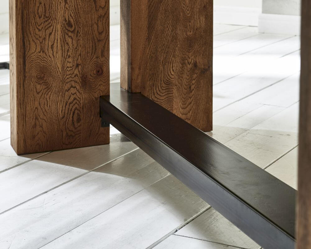 Bodahl Eisen Tischgestell Rustic Oak Dresden Slewo Com