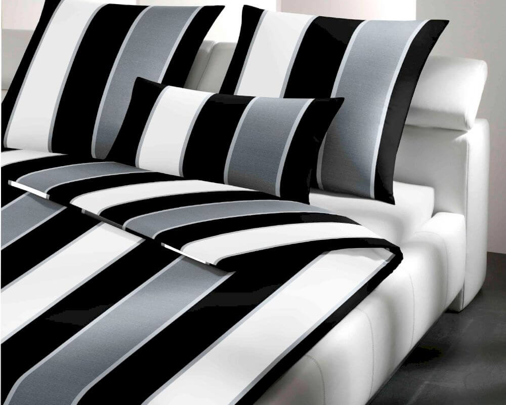 JOOP! Lines Bettwäsche Schwarz/Weiß 4055-00 • slewo.com