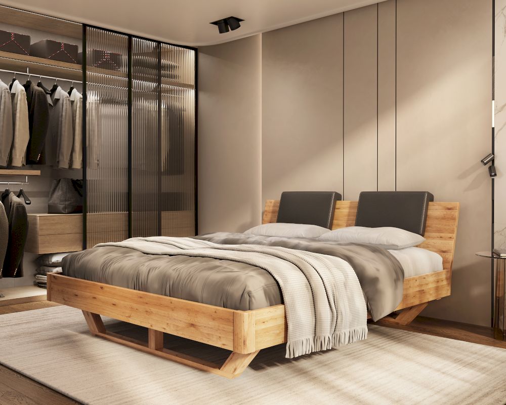 Massivholz Dolce Vita Wildeiche Bett Bei Slewo Com
