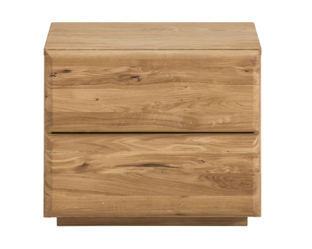 Massivholz Nachttisch Front 1 erhältlich bei • slewo.com