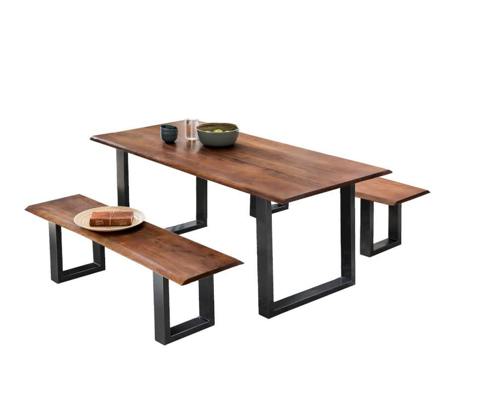 Sit Baumkante Massivholz Bank Erhaltlich Bei Slewo Com