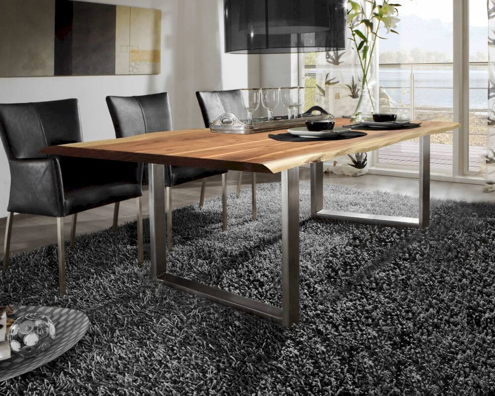 Sit Baumkante Massivholz Esstisch Kaufen Slewo Com