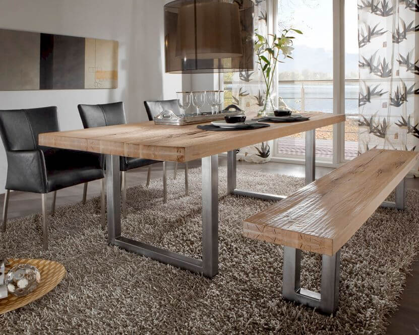 Sit New York Eiche Massivholz Esstisch Bei Slewo Com
