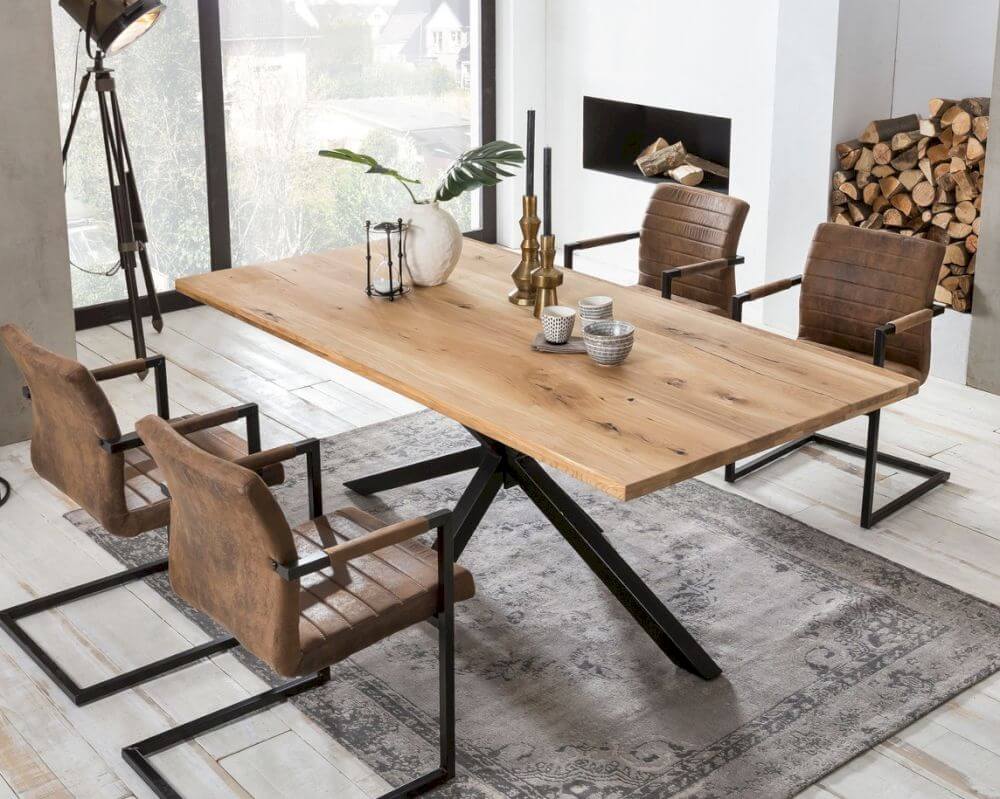 SIT Tops & Tables Arizona Wildeiche Esstisch • slewo.com