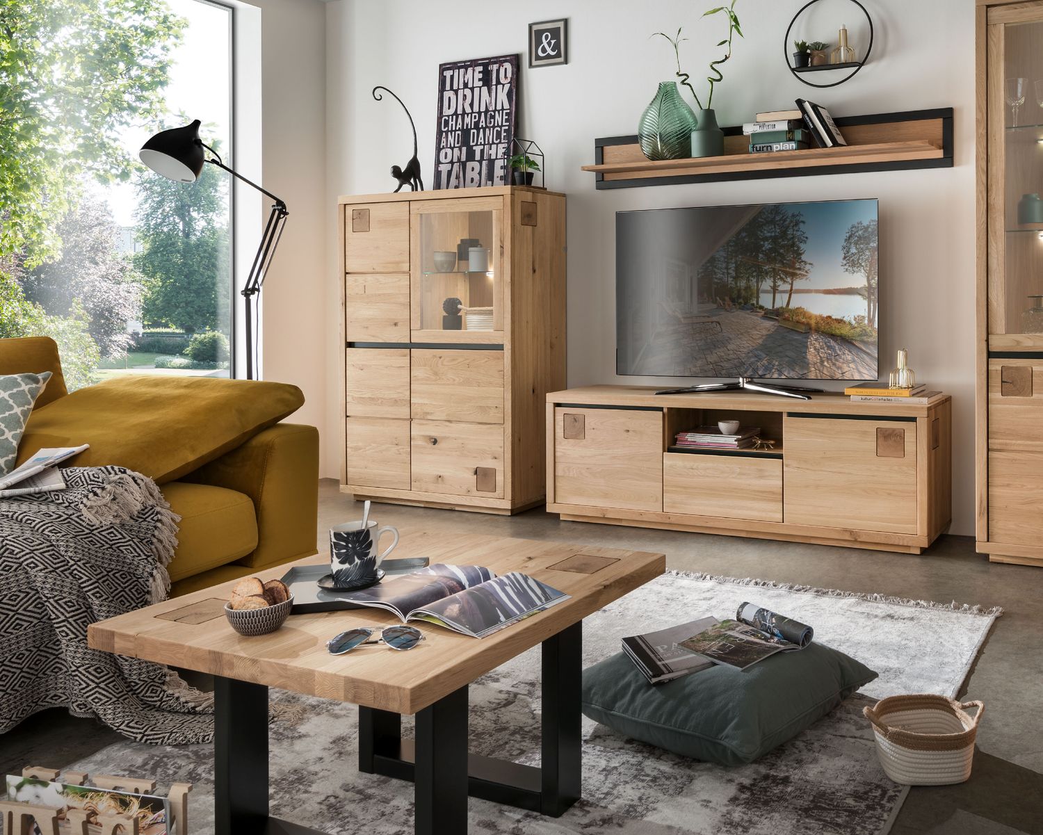 3S Frankenmöbel »Cara« Massivholz Couchtisch