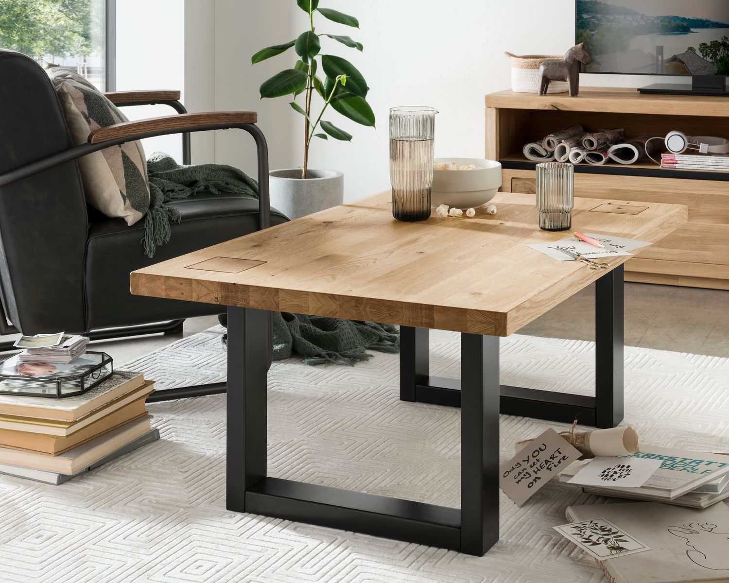 3S Frankenmöbel »Cara« Massivholz Couchtisch