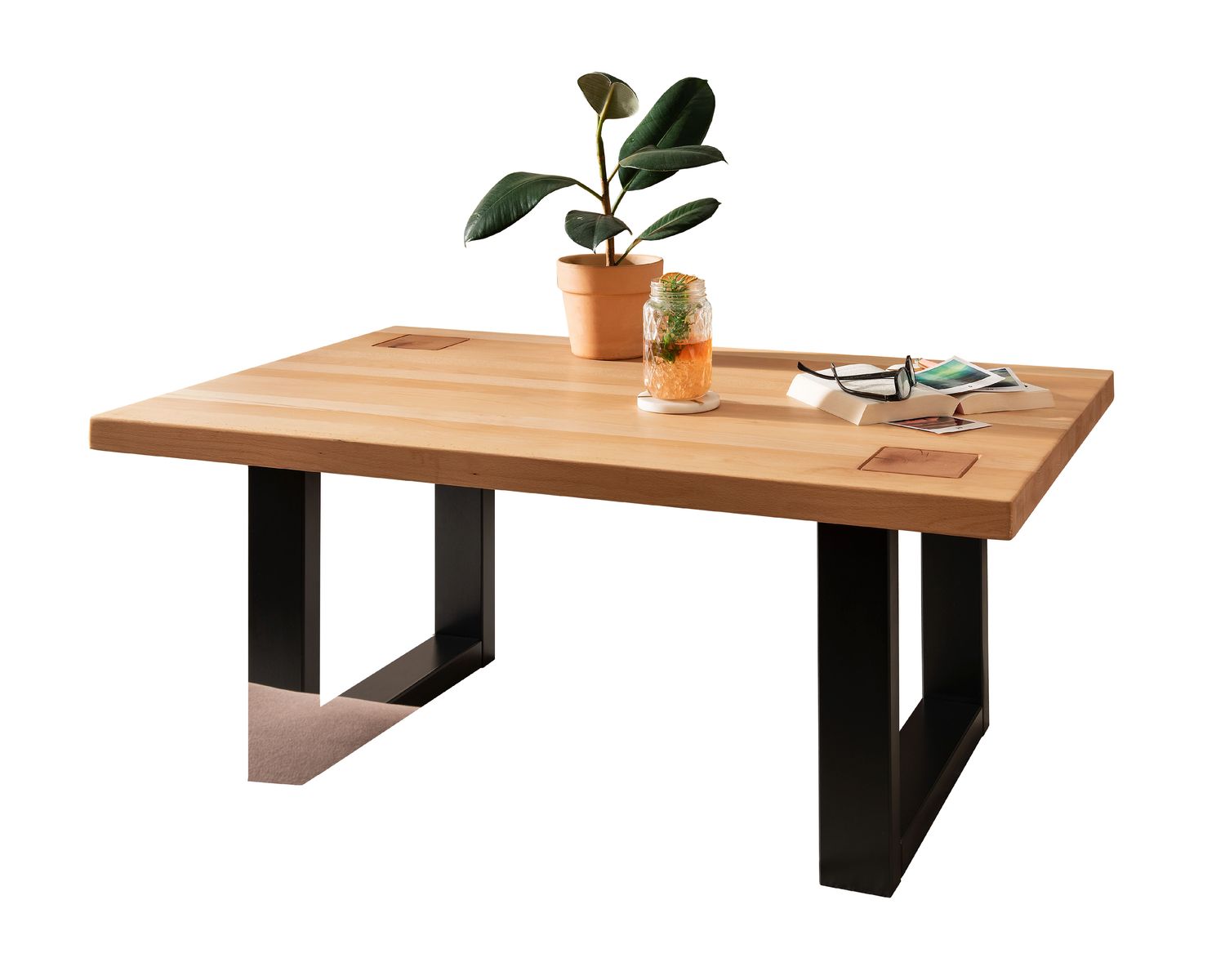 3S Frankenmöbel »Cara« Massivholz Couchtisch