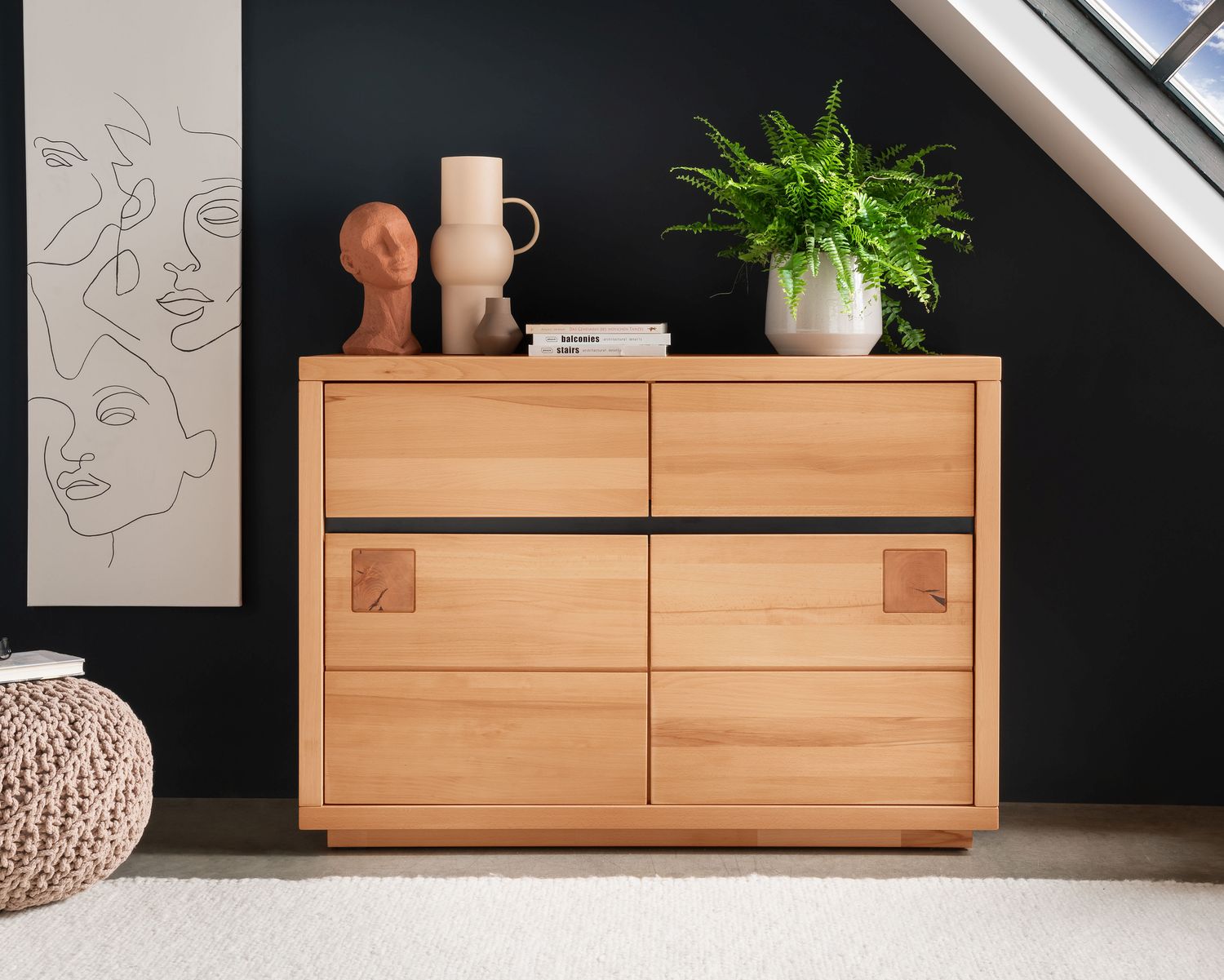 3S Frankenmöbel »Cara« Massivholz Sideboard I