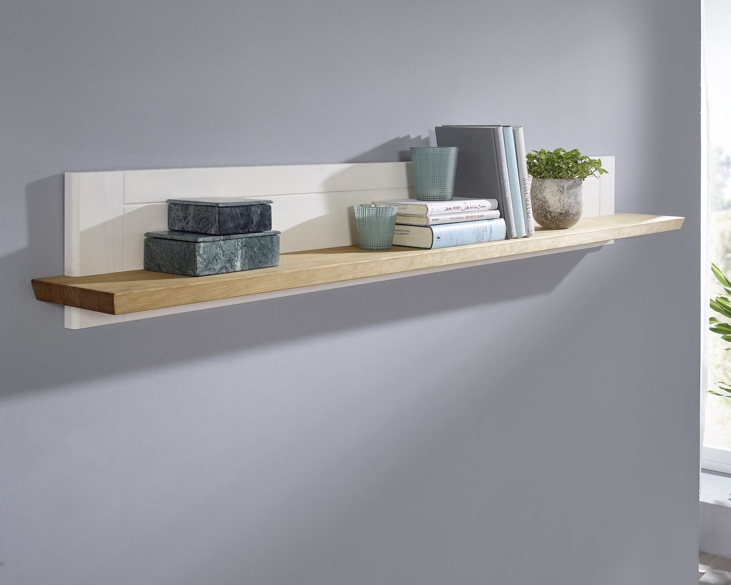 3S Frankenmöbel »Country« Massivholz Wandboard weiss