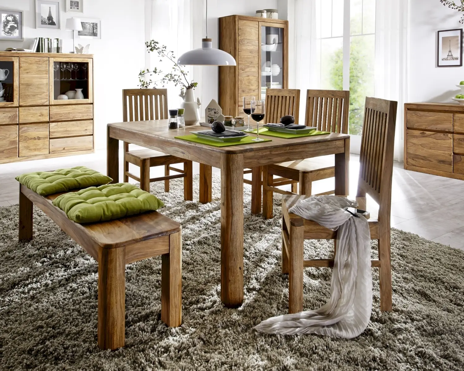 3s Frankenmobel Sheesham Essgruppe New York Slewo Com