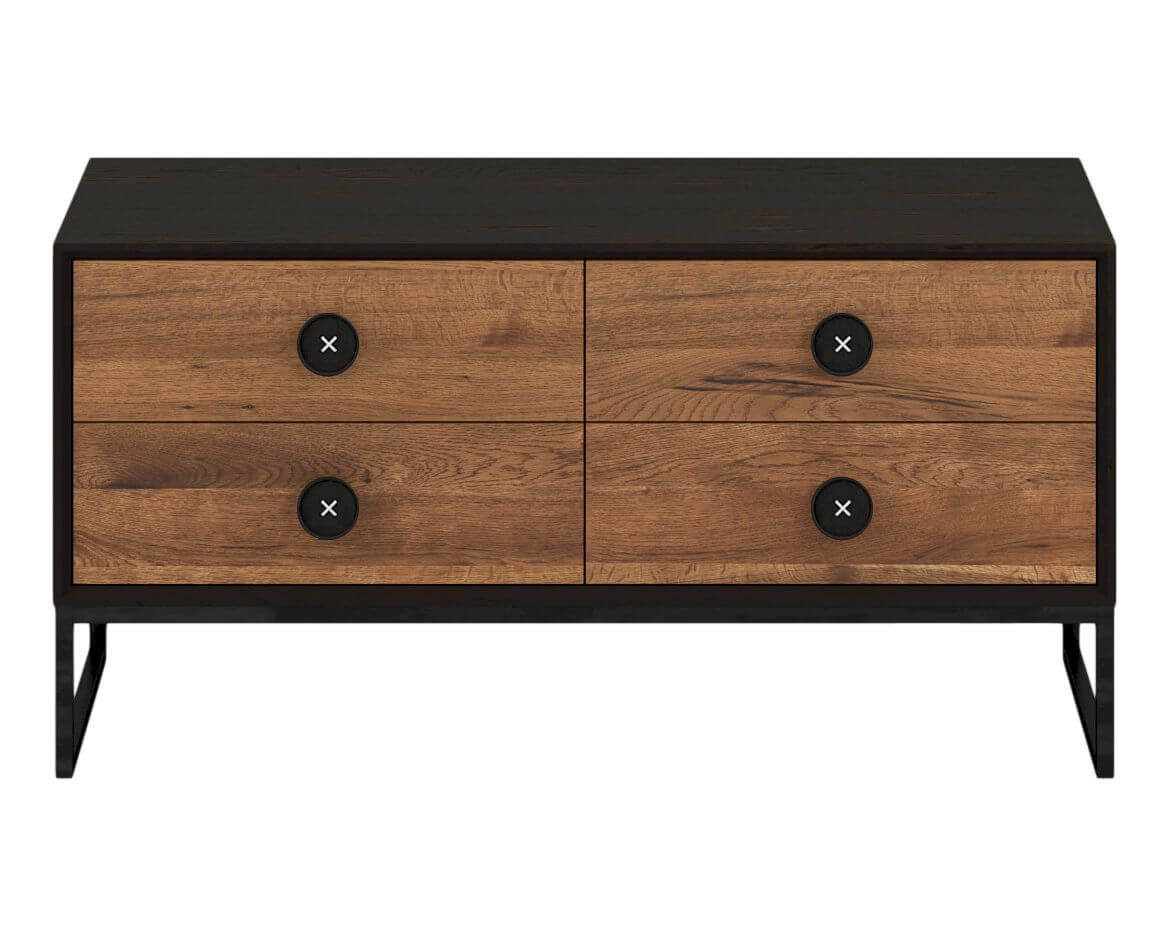 Bodahl Rustic Oak Kommode Palermo Beidseitig • slewo.com