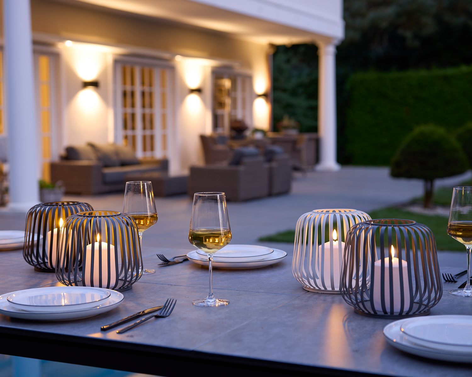 Candela Lights »Cottage Metal« Solar-Laterne mit Stumpenkerze