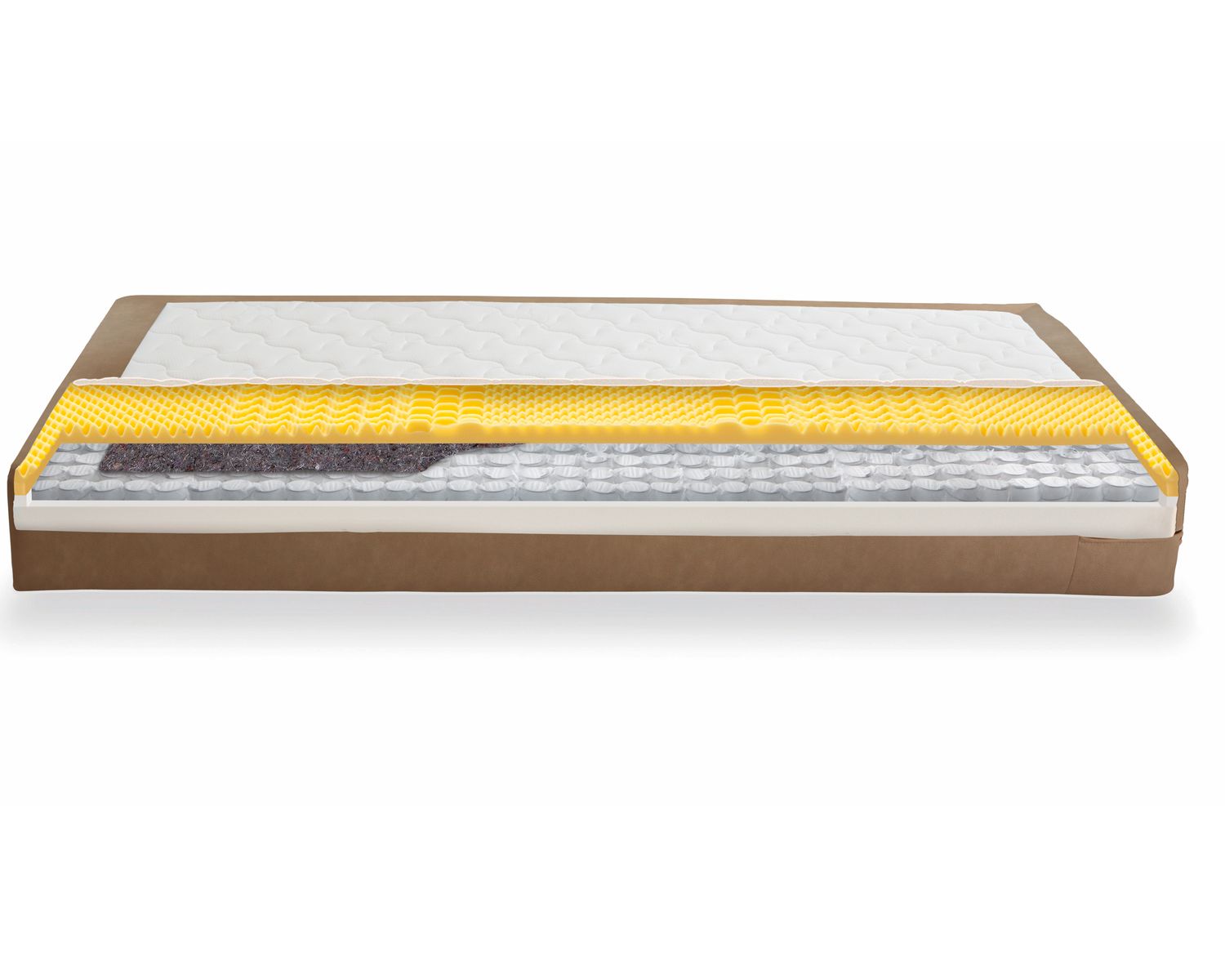 Hasena Boxspring Taschenfederkern-Matratzen Opalin Tex