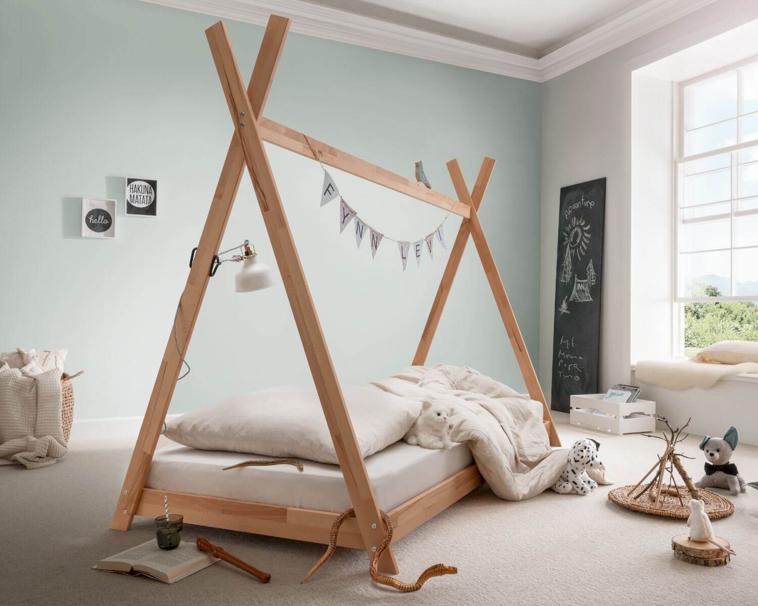 INFANSKIDS »Pinocchio« Tipi-Bett Buche bei • slewo.com