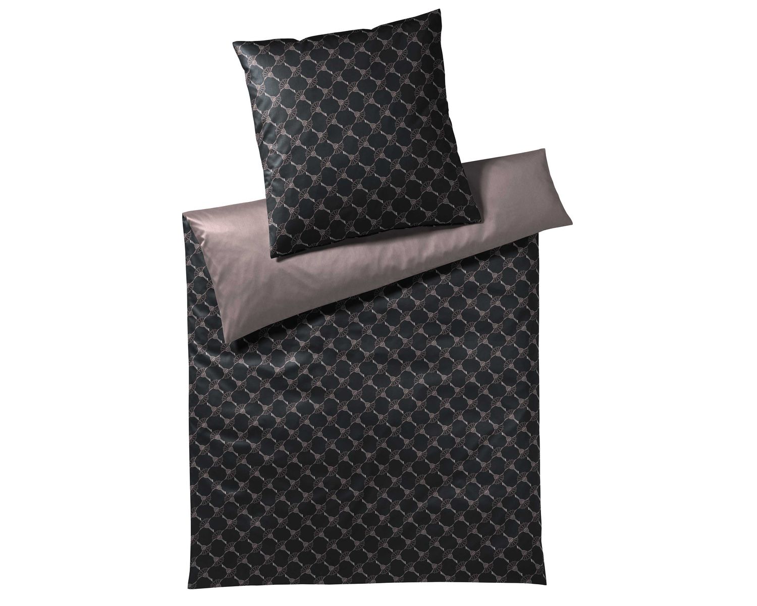 JOOP! »Cornflower Double« Bettwäsche Shiny Black 4083-09