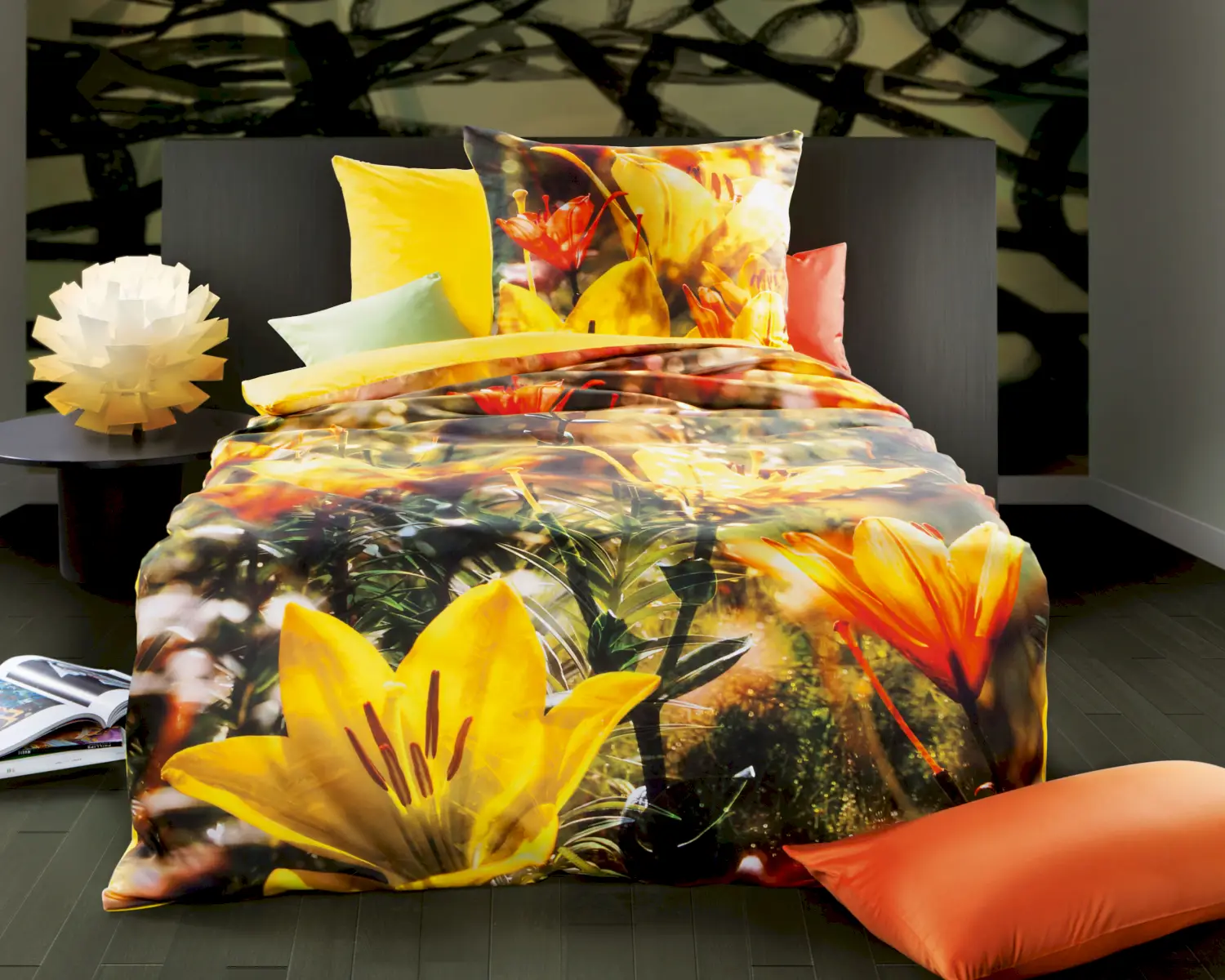Kaeppel Mako Satin Bettwasche Fleur De Lis 562 664