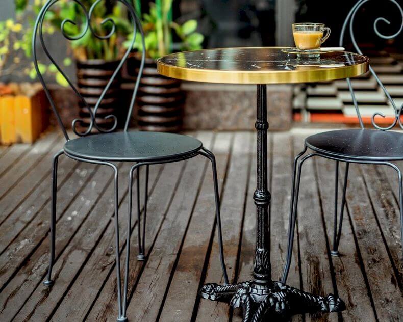 SIT This »Black • That Marmor« Bistro-Tisch &