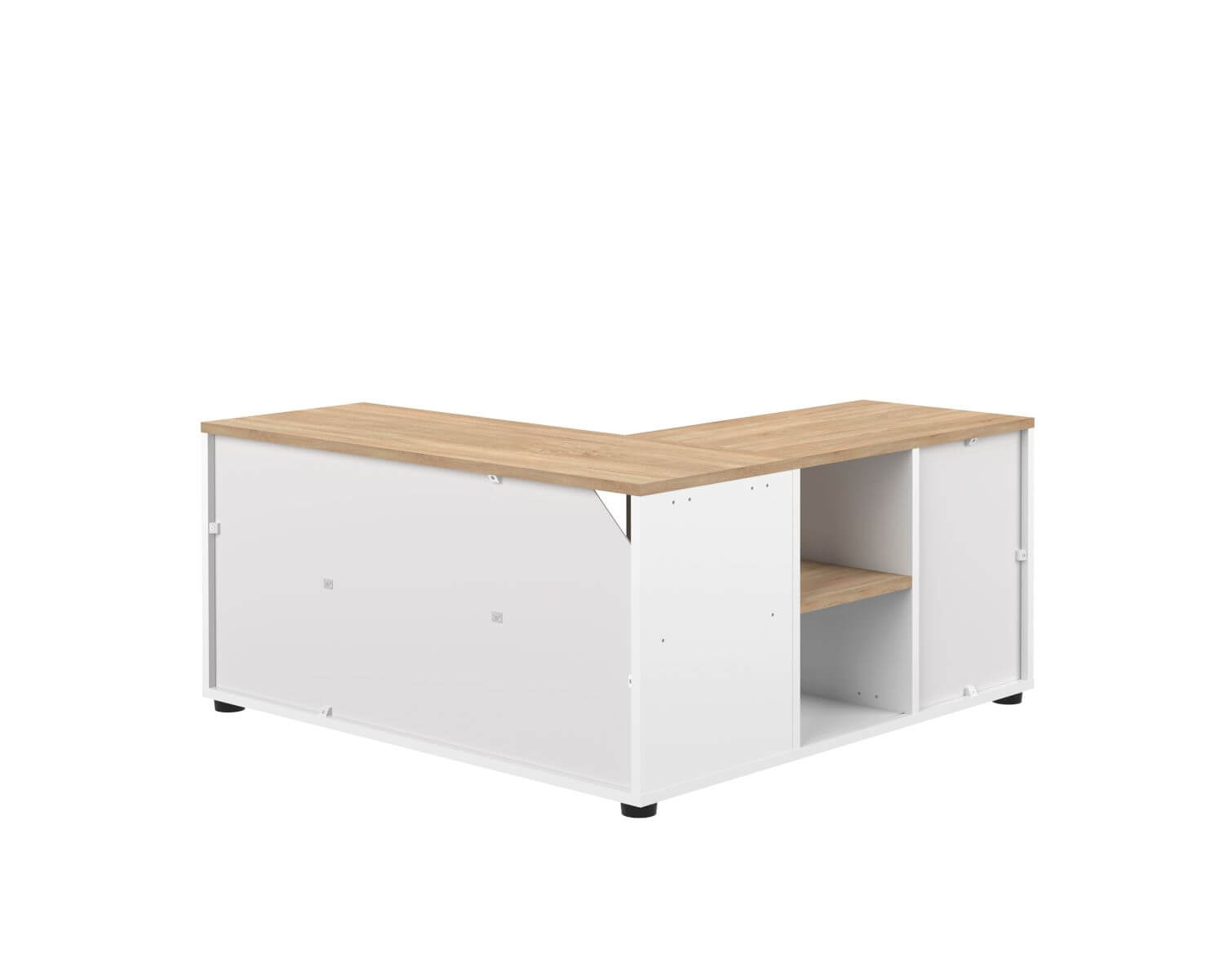 TemaHome »Angle« TV-Schrank 90 Weiß mit Eiche •