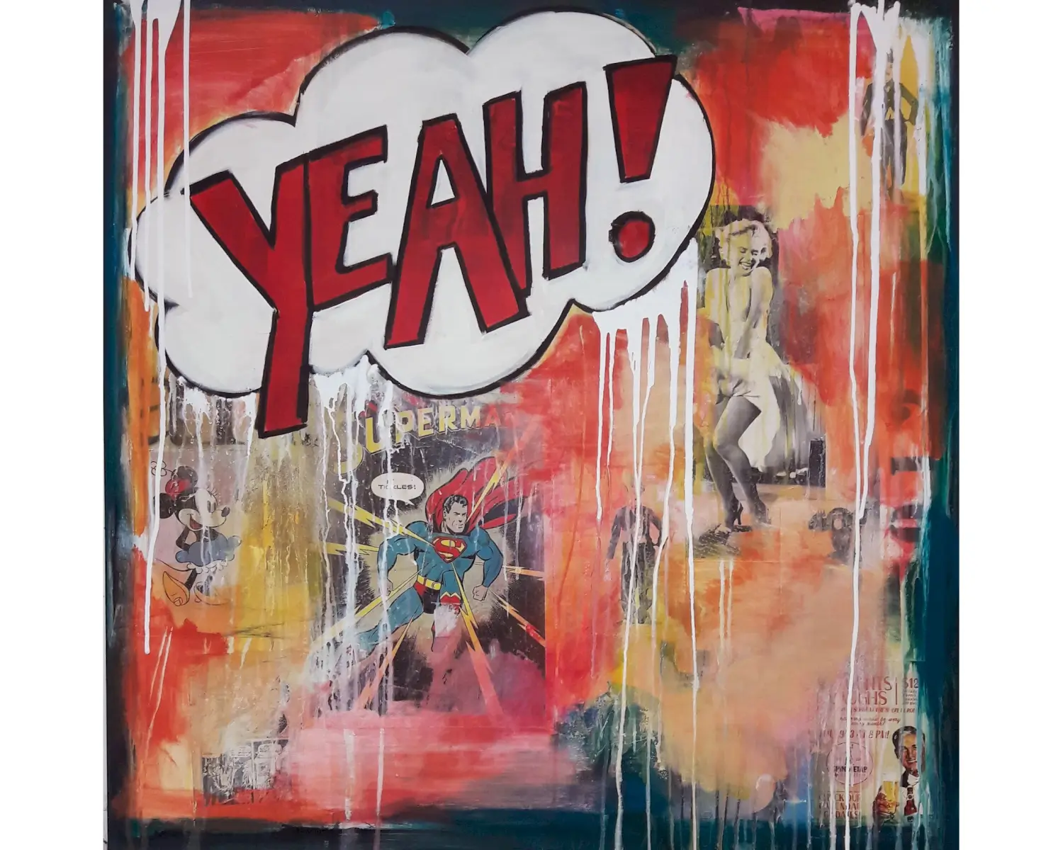 Die Faktorei Leinwand Bild Art Comic Yeah Slewo Com